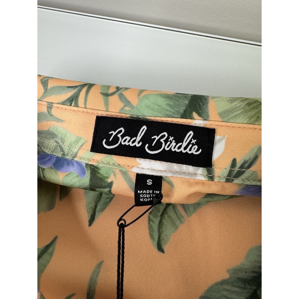 Mens Bad Birdie Core Polo Flora Fiesta Floral Golf Shirt Size Small New With Tag - Picture 7 of 7